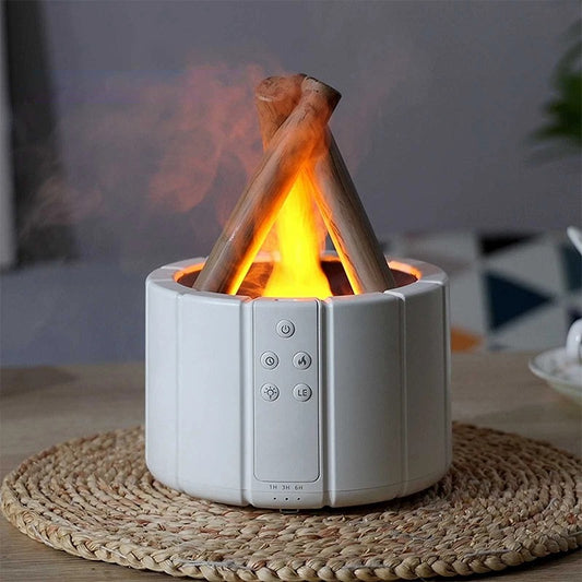 Humidificador Efecto Llama 🔥 – Difusor LED Decorativo para el Hogar