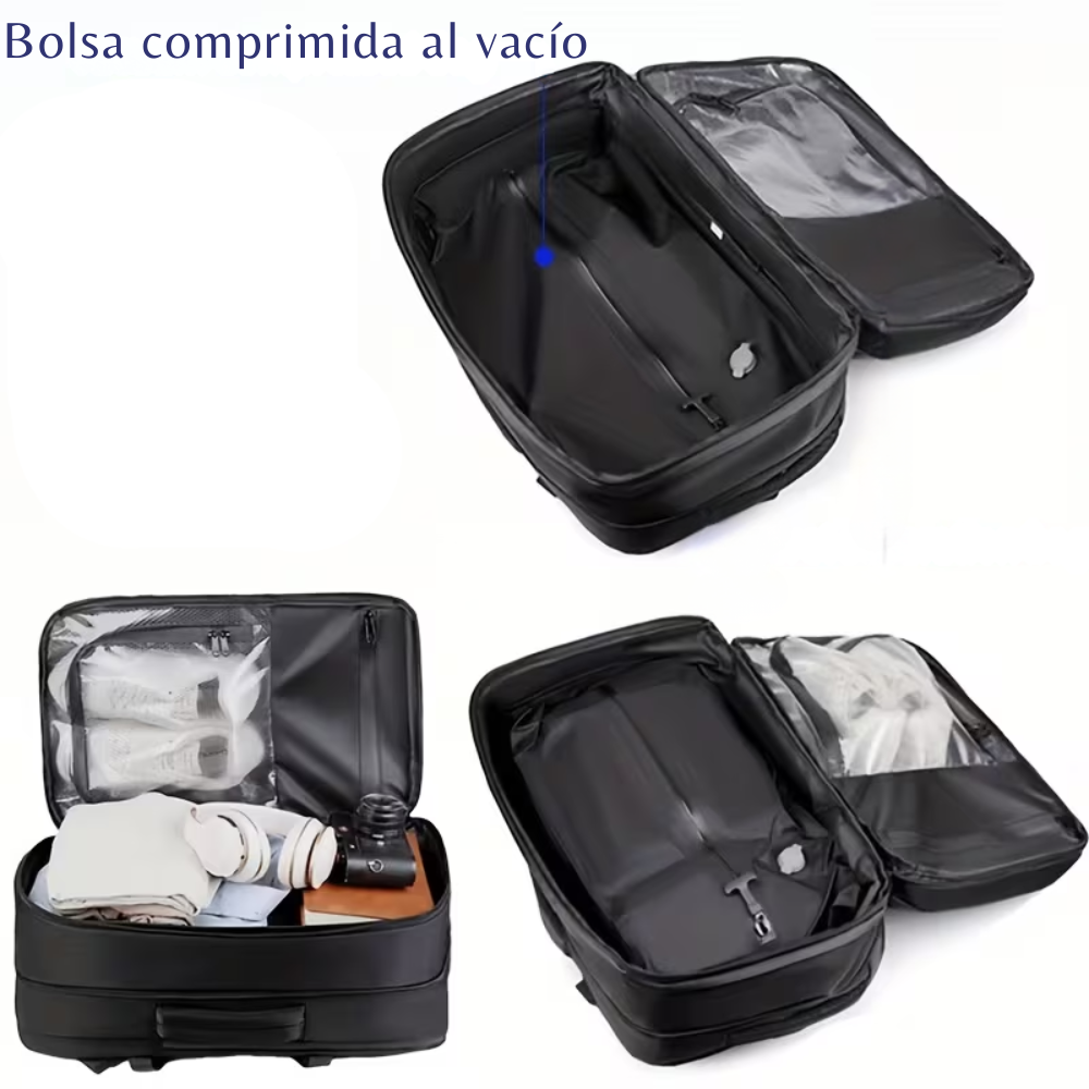 Bolso Mochila Maleta de Viaje Expandible