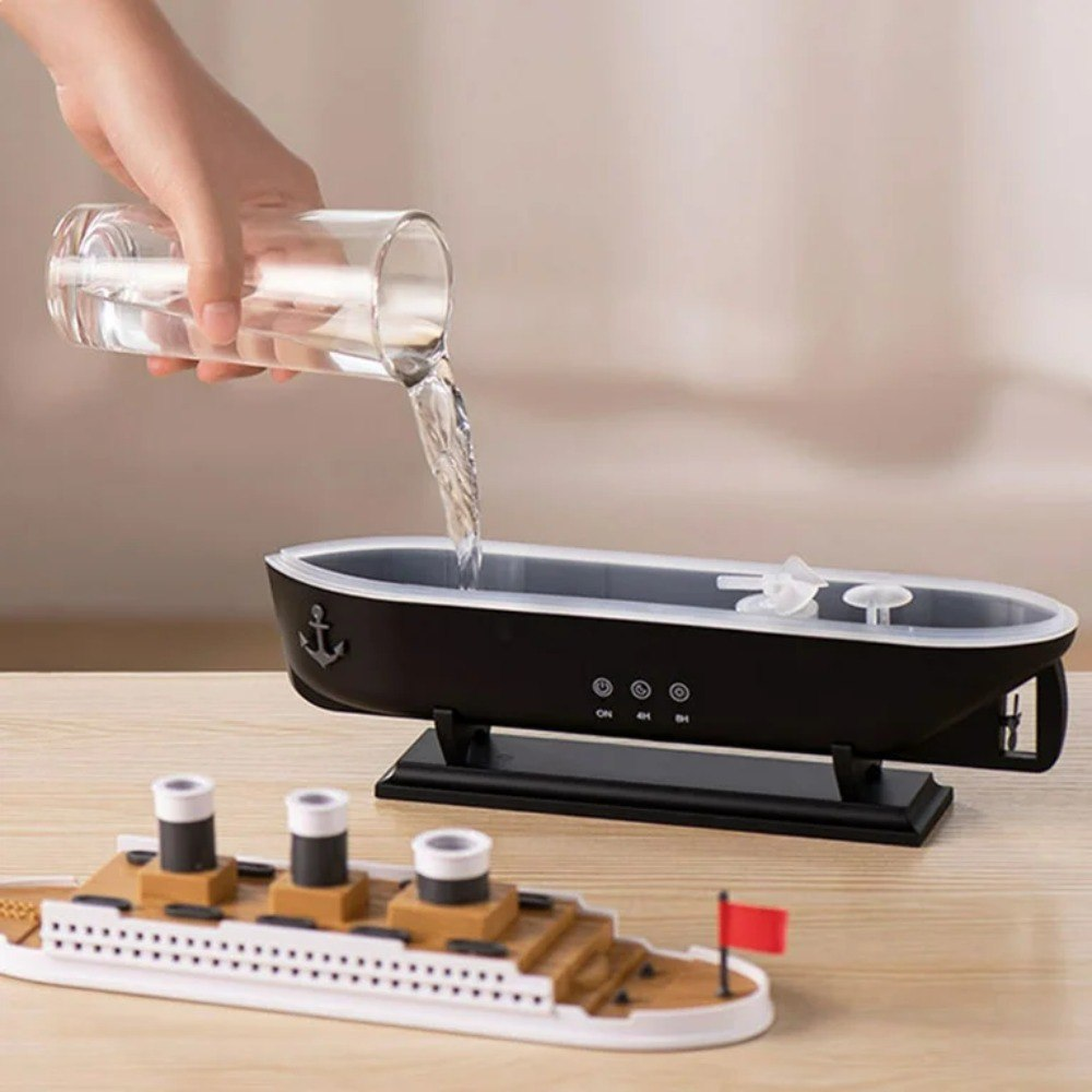 Humidificador Difusor de Aromas Titanic 250ml – Luz LED + Silencioso